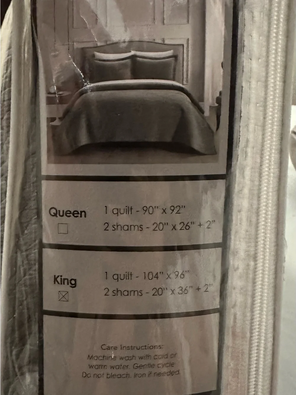 New York & Company Austin Poly-Cotton Jacquard Quilt Set in Gray